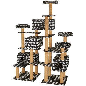 cat_climbing_structures_TecTake_XXL_cat_tree_with_scratching_post_activity_center_214_cm