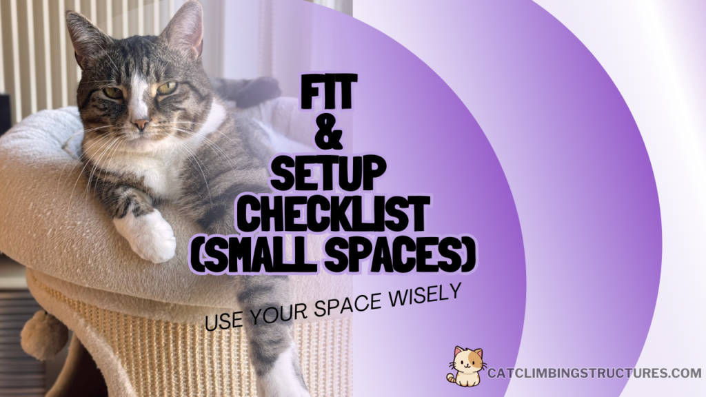 Fit & Setup Checklist (Small Spaces)